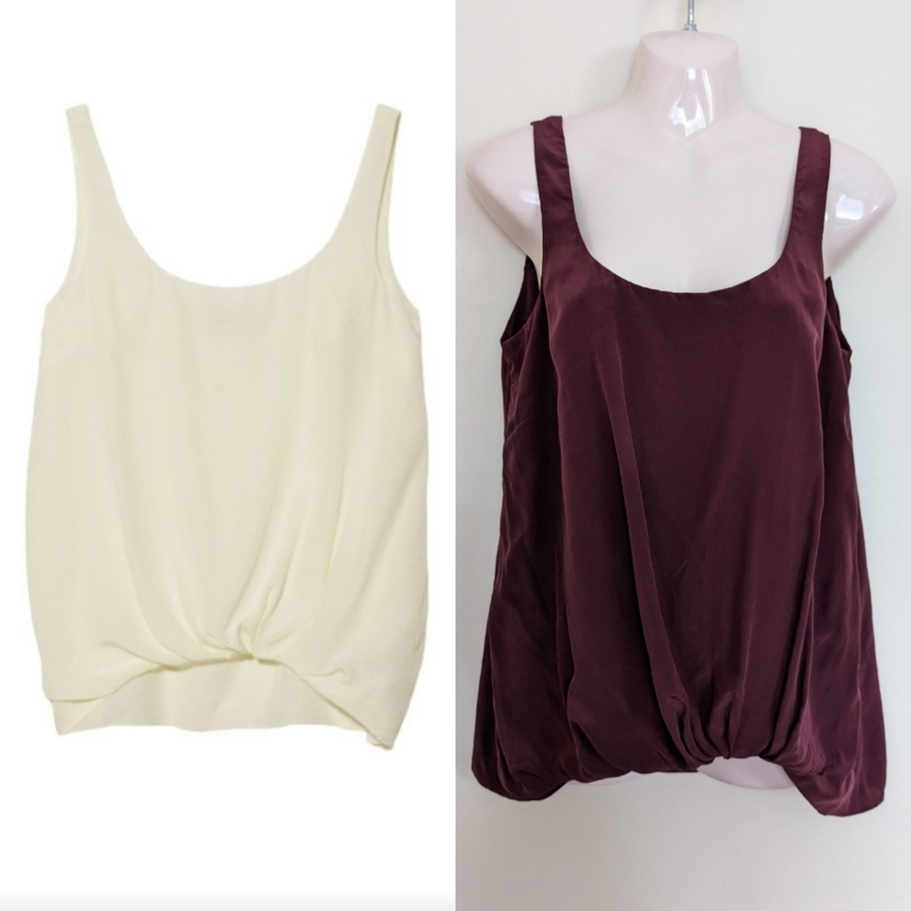 Elizabeth and James silk sleeveless blouse small